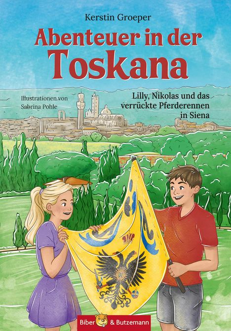 Kerstin Groeper: Abenteuer in der Toskana - Lilly, Nikolas und das verrückte Pferderennen in Siena, Buch