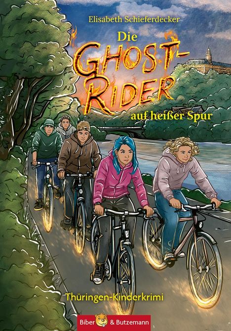 Elisabeth Schieferdecker: Die Ghost-Rider auf heißer Spur - Ein Thüringen-Kinderkrimi, Buch