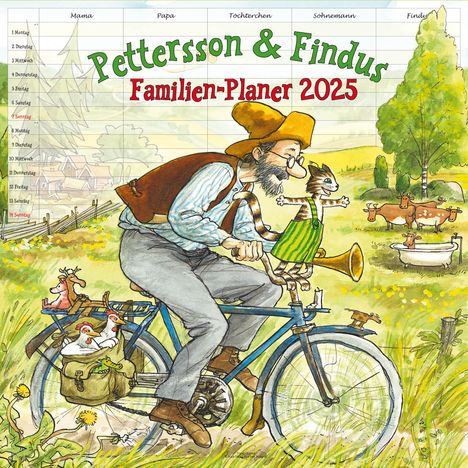 Pettersson &amp; Findus - Familienplaner, Kalender
