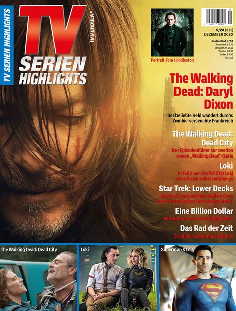 TV SERIENHIGHLIGHTS Ausgabe Dezember 2023 (#311), Zeitschrift