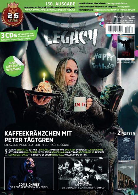 LEGACY MAGAZIN: THE VOICE FROM THE DARKSIDE Ausgabe #150 (3/2024), Buch