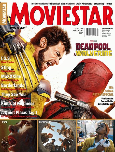 MOVIESTAR Ausgabe Juli/August 2024 (#205), Zeitschrift