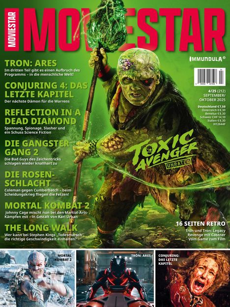 MOVIESTAR. Ausgabe September/Oktober 2025 (#212), Buch