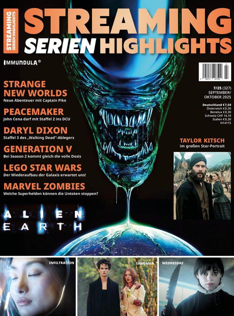 STREAMING SERIEN HIGHLIGHTS. Ausgabe September/Oktober 2025 (#327), Buch