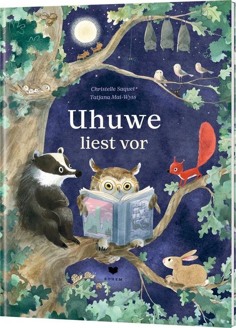 Christelle Saquet: Uhuwe liest vor, Buch