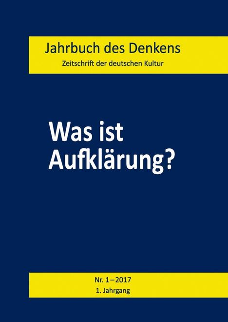 Was ist Aufklärung?, Buch