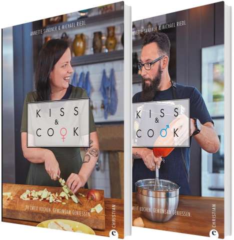 Annette Sandner: Kiss &amp; Cook 2 Bände, Buch