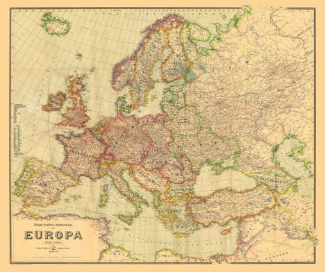 Historische Verkehrskarte von EUROPA 1941 [gerollt], Buch