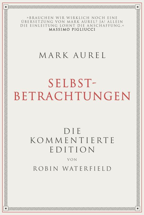 Robin Waterfield: Mark Aurel: Selbstbetrachtungen, Buch