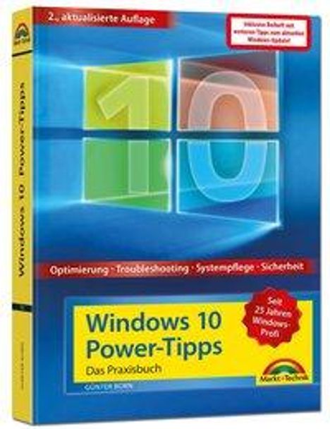 Günter Born: Windows 10 Power Tipps inkl. Beiheft zu allen Updates - Optimierung, Troubleshooting und mehr, Buch