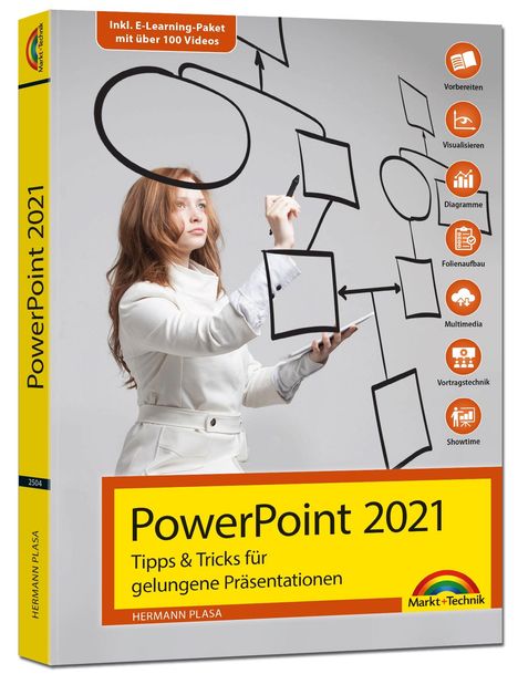 Hermann Plasa: PowerPoint 2021 Tipps und Tricks für gelungene Präsentationen und Vorträge. Komplett in Farbe, Buch