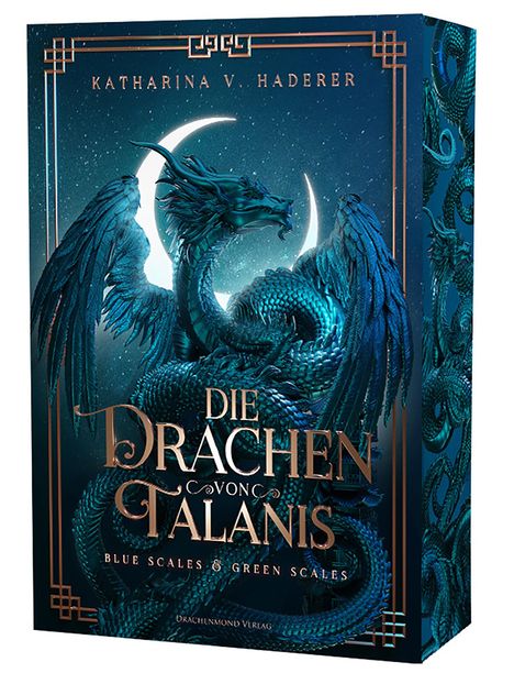 Katharina V. Haderer: Die Drachen von Talanis 1 (Blue Scales &amp; Green Scales), Buch