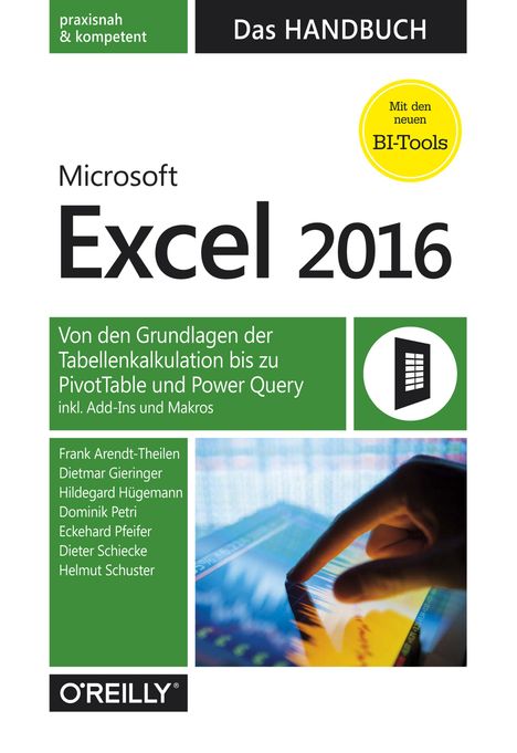 Frank Arendt-Theilen: Microsoft Excel 2016 - Das Handbuch, Buch