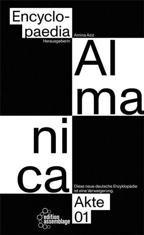 Amina Aziz: Encyclopaedia Almanica, Buch