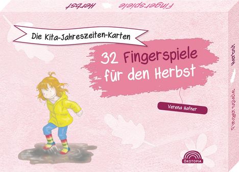 Verena Hafner: Die Kita-Jahreszeiten-Karten: 32 Fingerspiele für den Herbst, Buch