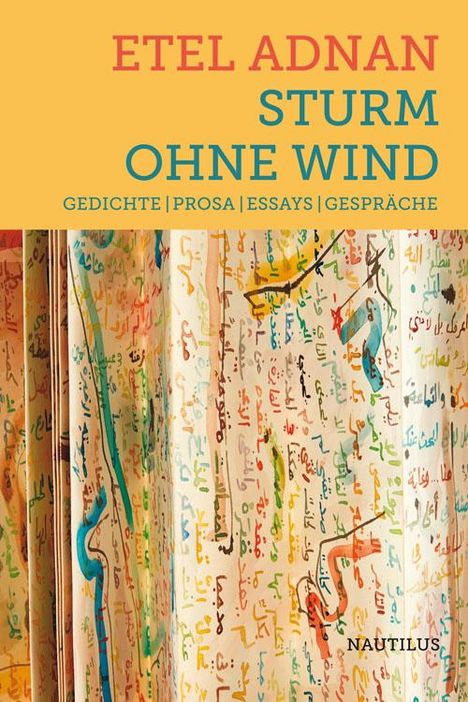 Etel Adnan: Sturm ohne Wind, Buch