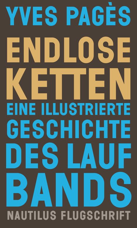Yves Pagès: Endlose Ketten, Buch