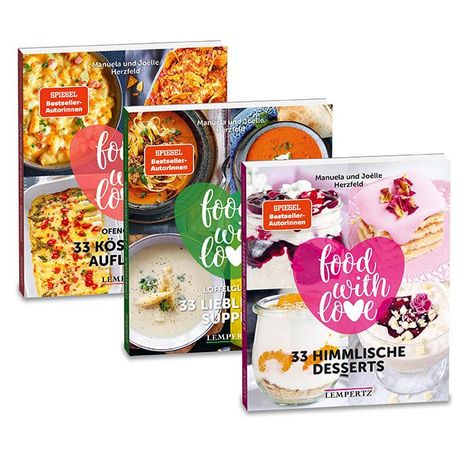 Manuela Herzfeld Herzfeld: Die 99 besten Herzfeld Rezepte; Bundle; Food with Love; Herzfeld, Manuela / Herzfeld, Joëlle, Buch