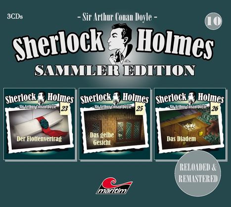 Sherlock Holmes: Sherlock Holmes Sammler Edition 10 (Folgen 23,25,26), 3 CDs