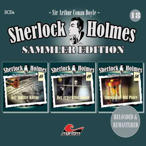 Sherlock Holmes: Sherlock Holmes Sammler Edition 18 (Folge 48,49,50), 3 CDs
