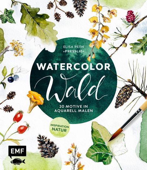 Elisa Peth: Watercolor Wald, Buch