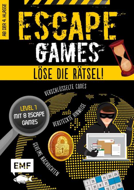 Mallory Monhard: Escape Games - Löse die Rätsel! - Level 1 mit 8 Escape Games ab 9 Jahren, Buch