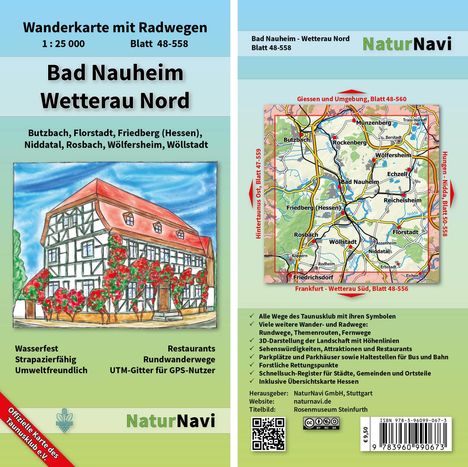 Bad Nauheim - Wetterau Nord 1 : 25 000, Karten