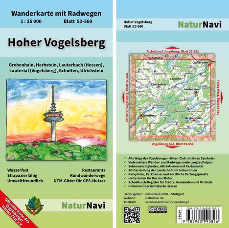 Hoher Vogelsberg 1 : 25 000, Karten