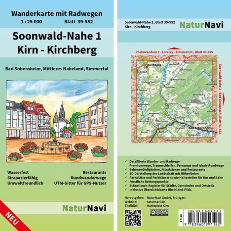 Soonwald-Nahe 1 - Kirn - Kirchberg 1:25 000, Karten