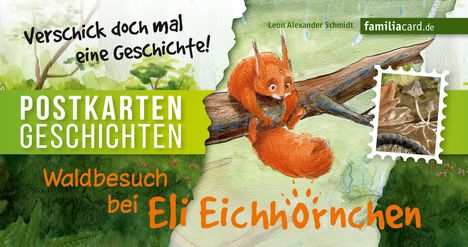 Leon Alexander Schmidt: Waldbesuch bei Eli Eichhörnchen, Buch