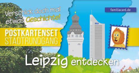 Leipzig entdecken / Postkartenset Stadtrundgang, Buch