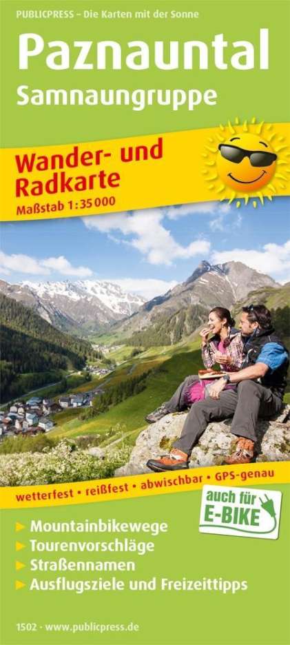 Wander- und Radkarte Paznauntal, Karten