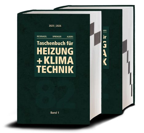 Recknagel - Taschenbuch für Heizung und Klimatechnik 82. Ausgabe 2025/2026 - Premiumversion inkl. eBook, Buch