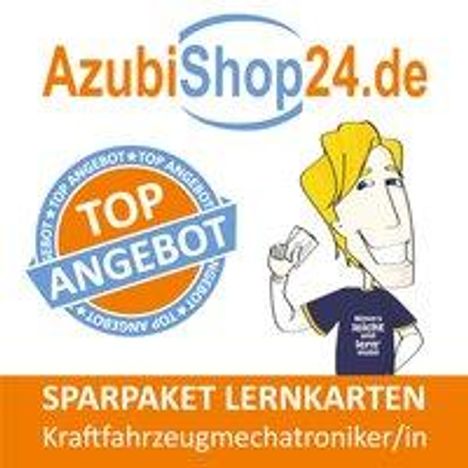 M. Rung-Kraus: AzubiShop24.de Spar-Paket Lernkarten Kraftfahrzeugmechatroniker , Buch