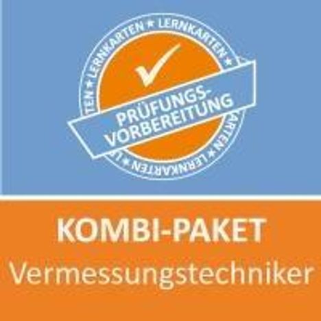 Michaela Rung-Kraus: Kombi-Paket Vermessungstechniker Lernkarten, Diverse