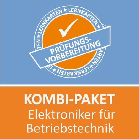 Michaela Rung-Kraus: AzubiShop24.de Kombi-Paket Lernkarten Elektroniker/-in für Betriebstechnik, Buch