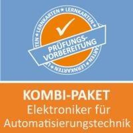 Michaela Rung-Kraus: AzubiShop24.de Kombi-Paket Lernkarten Elektroniker/-in für Automatisierungstechnik, Buch