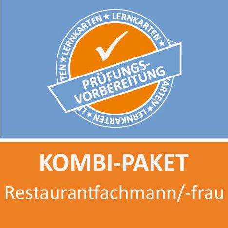 Michaela Rung-Kraus: Kombi-Paket Restaurantfachmann Lernkarten, Diverse