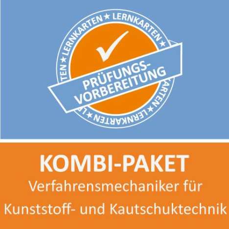 Jennifer Christiansen: AzubiShop24.de Kombi-Paket Lernkarten Verfahrensmechaniker für Kunststoff- und Kautschuktechnik, Buch
