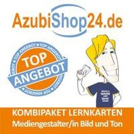 Jennifer Christiansen: AzubiShop24.de Kombi-Paket Lernkarten Mediengestalter /in Bild und Ton, Diverse