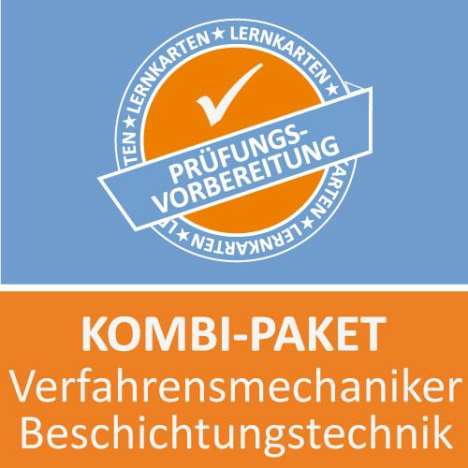 Jennifer Christiansen: AzubiShop24.de Kombi-Paket Verfahrensmechaniker für Beschichtungstechnik Lernkarten, Buch