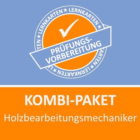 Jennifer Christiansen: Kombi-Paket Holzbearbeitungsmechaniker Lernkarten, Buch