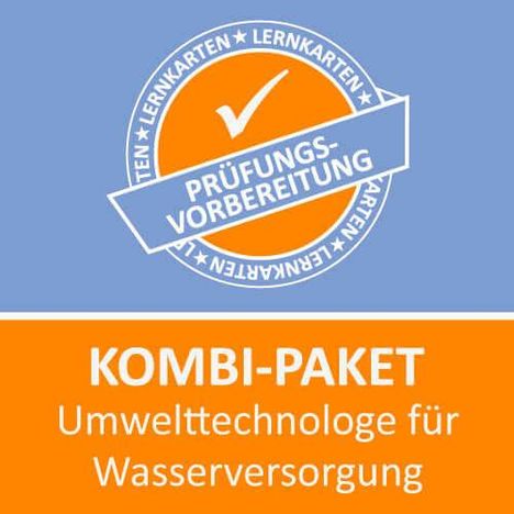 Jennifer Christiansen: Kombi-Paket Umwelttechnologe für Wasserversorgung - Lernkarten, Buch