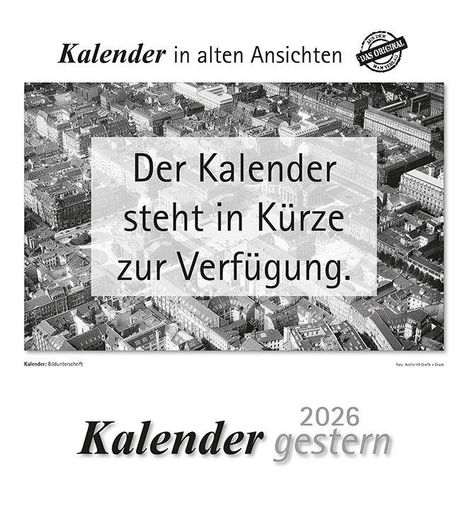 Aurich gestern 2026, Kalender