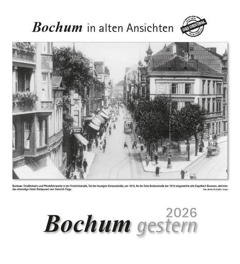 Bochum gestern 2026, Kalender
