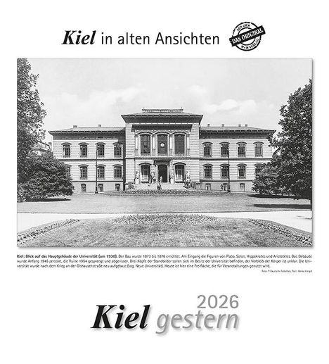 Kiel gestern 2026, Kalender
