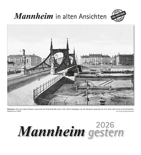Mannheim gestern 2026, Kalender