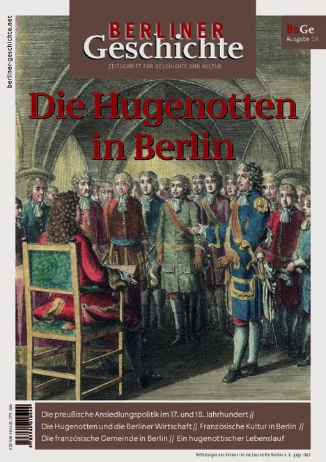 Berliner Geschichte - Zeitschrift für Geschichte und Kultur, Buch