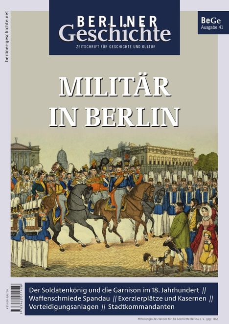 Berliner Geschichte - Zeitschrift für Geschichte und Kultur 41, Buch