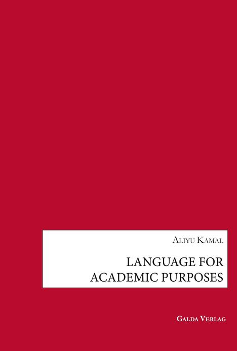 Aliyu Kamal: Language for Academic Purposes, Buch